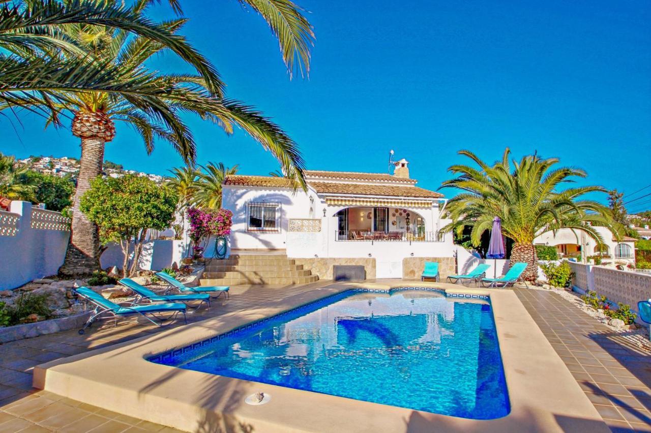 Paula-3 - Holiday Home With Private Swimming Pool In Moraira Exterior photo