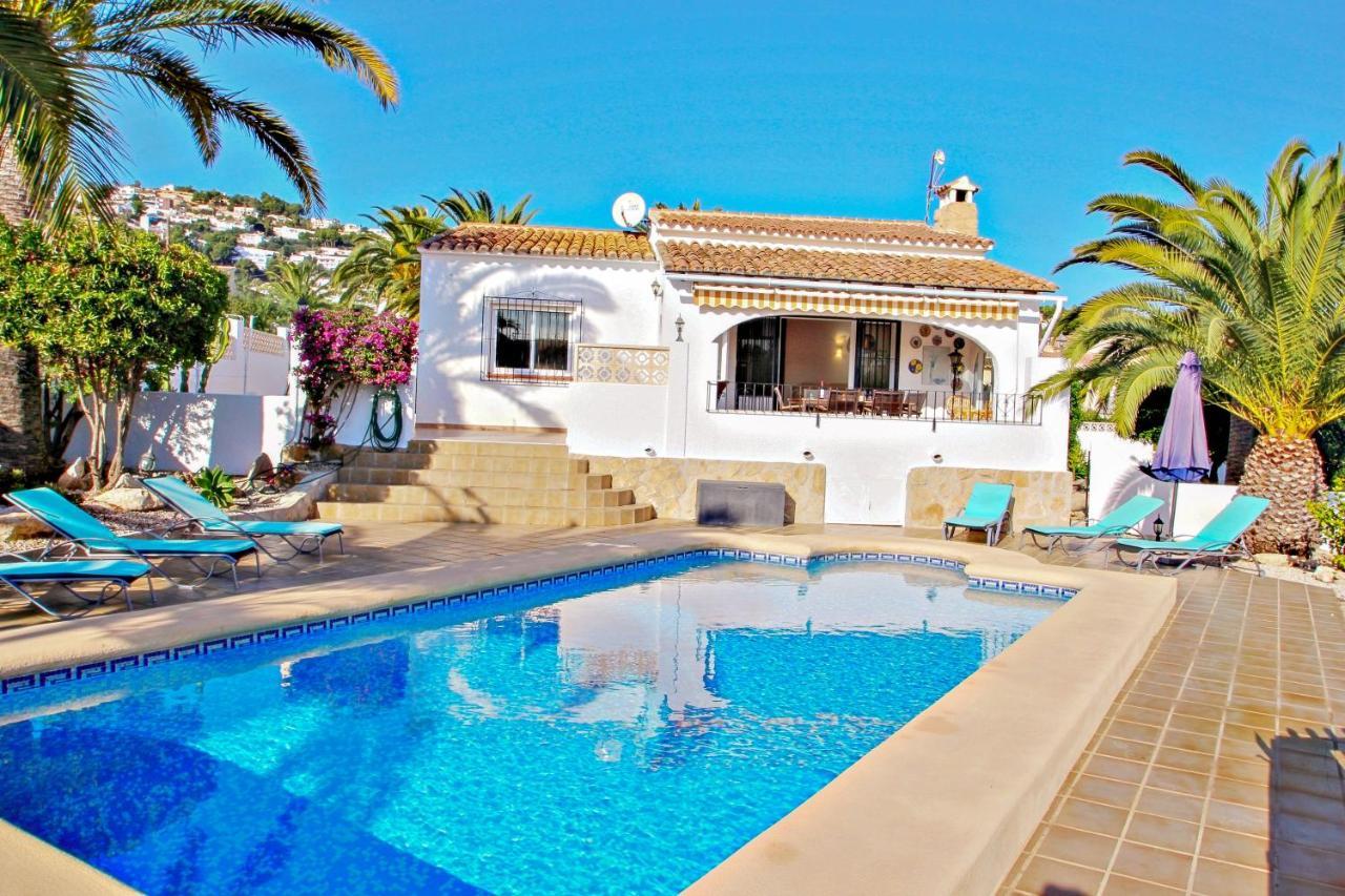 Paula-3 - Holiday Home With Private Swimming Pool In Moraira Exterior photo